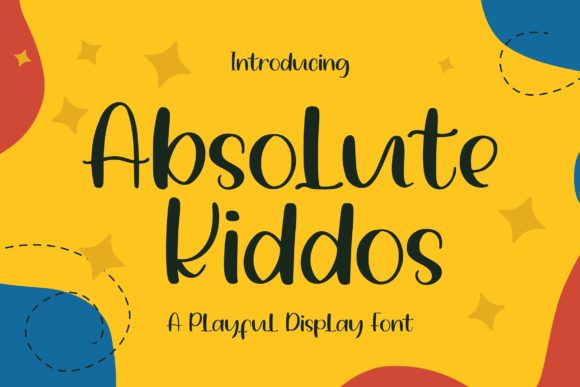 Absolute Kiddos: A Playful Font for Bold Campaigns