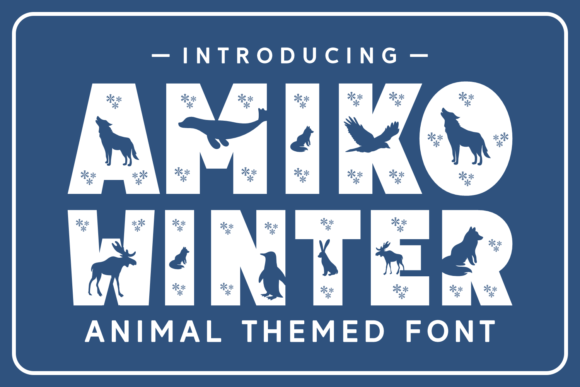 Amiko Winter: A Bold and Cutesy Font for Seasonal Campaigns