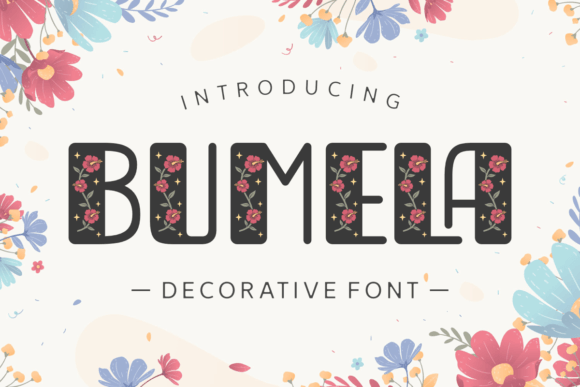 Bumela: A Bold and Cheerful Typeface for Creative Projects