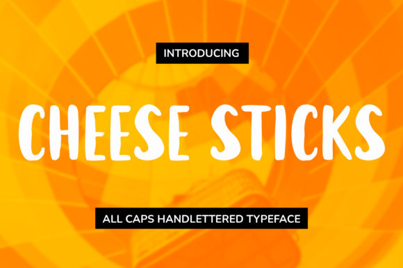 Cheese Sticks Font for Web Design Projects