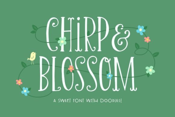 Chirp Blossom Font for Business Branding