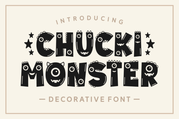 Chucky Monster Font for Business Branding