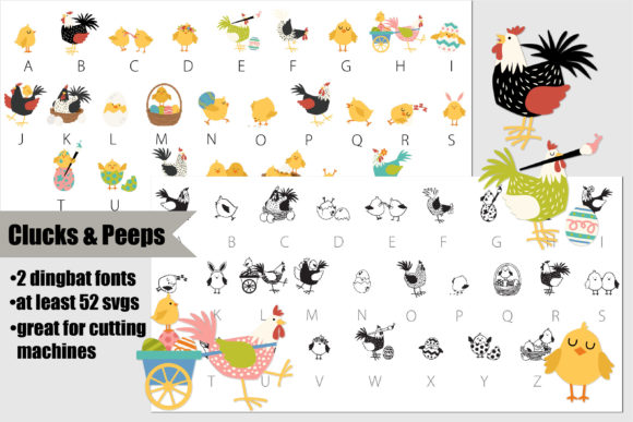 Clucks and Peeps: A Playful Font for Branding Projects