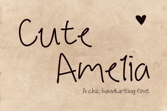 Cute Amelia Font Review for Branding Projects