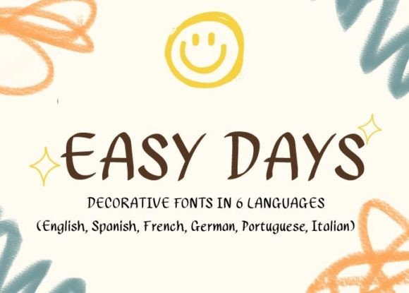 Easy Days Font for Editorial Design and Content Creation