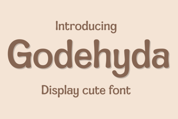 Godehyda Font for Editorial Design and Creative Projects
