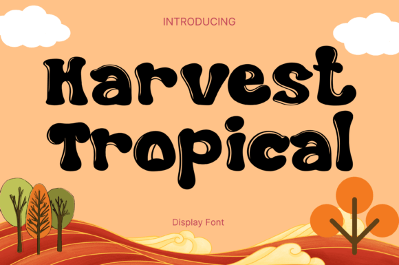 Harvest Tropical Font for Handmade Creations