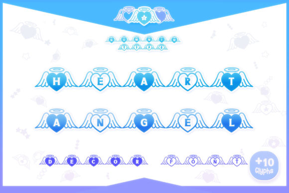Heart Angel Font Review for Design Projects