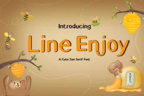 Line Enjoy: A Versatile Sans Serif Font for Web Design