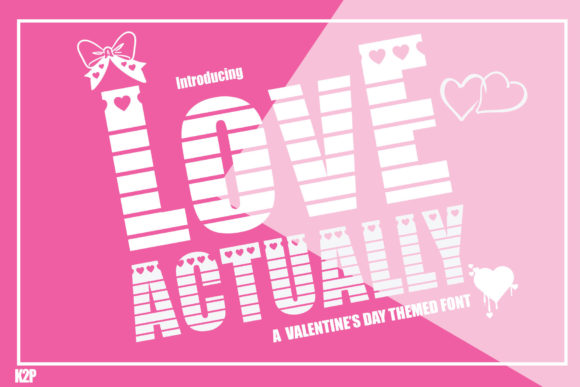 Love Actually Font for Handmade Creations