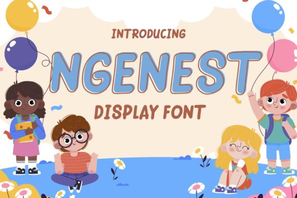 Ngenest: A Playful Display Font for Editorial Design