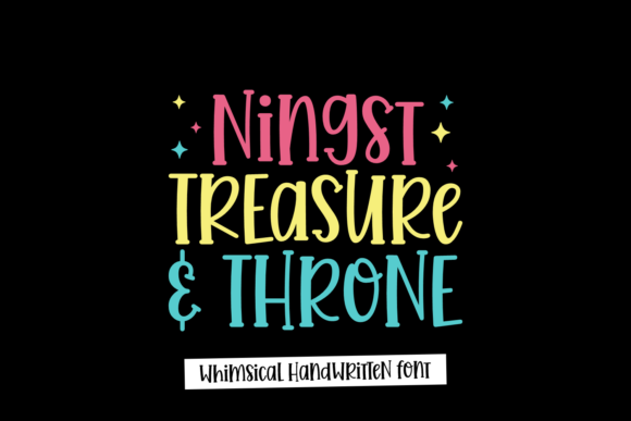 Ningst Treasure and Throne Font for Editorial Design