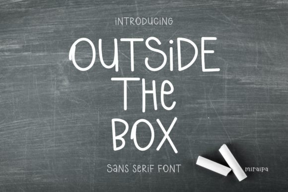 Outside the Box Font for Digital Marketing