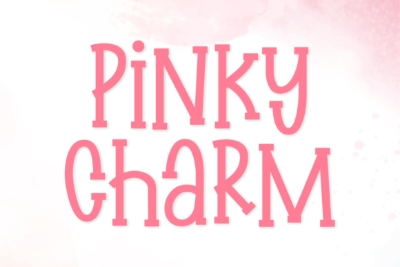 Pinky Charm: A Cute Serif Font for Playful Branding