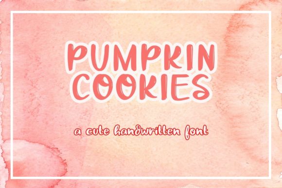 Pumpkin Cookies Font for Web Design