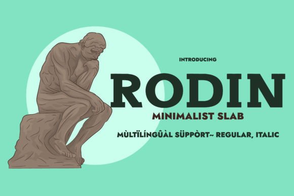 Rodin Slab Serif Font for Bold Campaign Designs