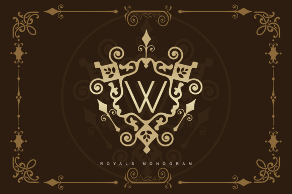 Royals Monogram: A Graceful Display Font for Editorial Design