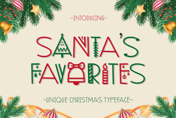 Santa s Favorites Font for Festive Branding