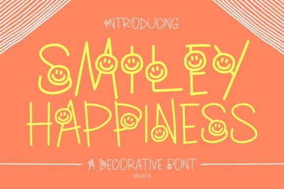 Smiley Happiness Font for Branding Projects