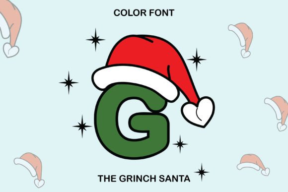 The Grinch Santa Font for a Festive Brand Touch