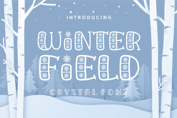 Winter Field: A Festive Font for Editorial Design