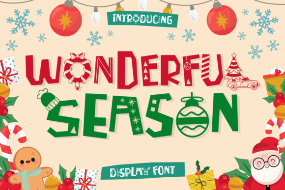 Wonderful Season Font for Festive Branding and Campaigns