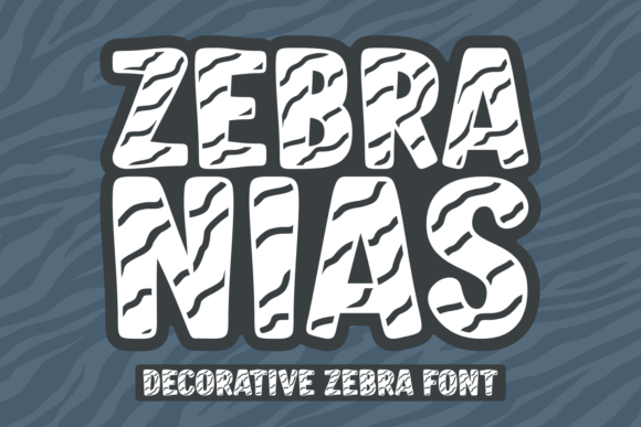 Zebra Nias Font for Creative Campaigns