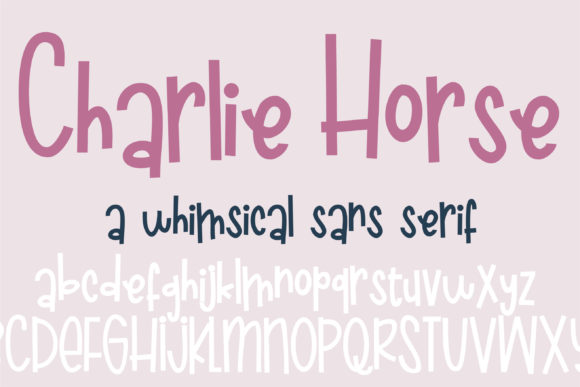 ZP Charlie Horse: A Whimsical Sans Serif Font for Branding